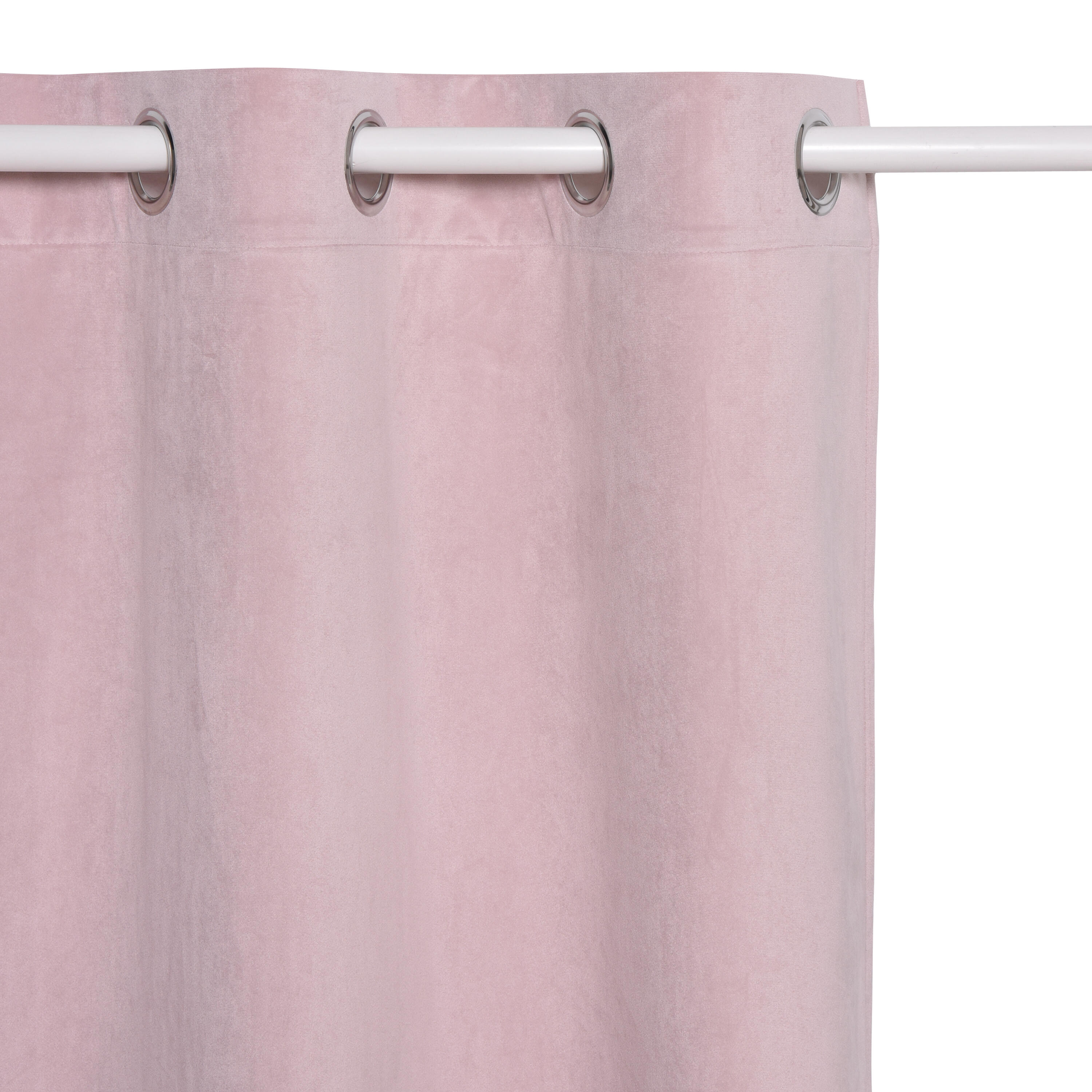 Zasłona welurowa Dubbo różowa 140 x 280 cm na przelotkach Inspire - 6
