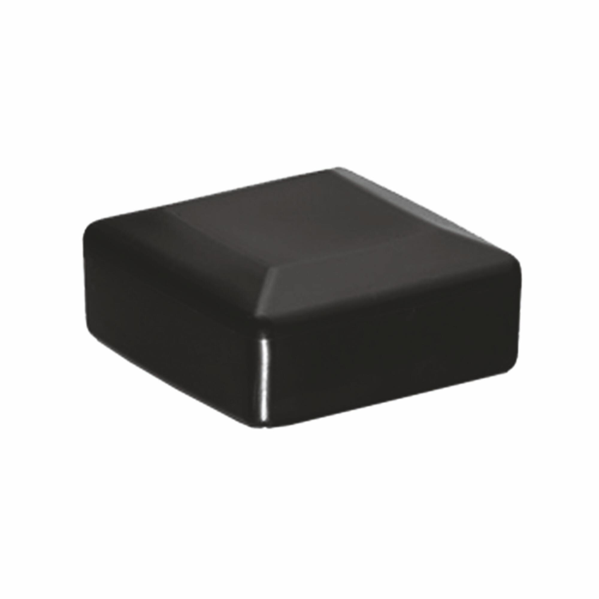 Capac plastic pentru stalp poarta, plastic, 100 x 100 mm, negru