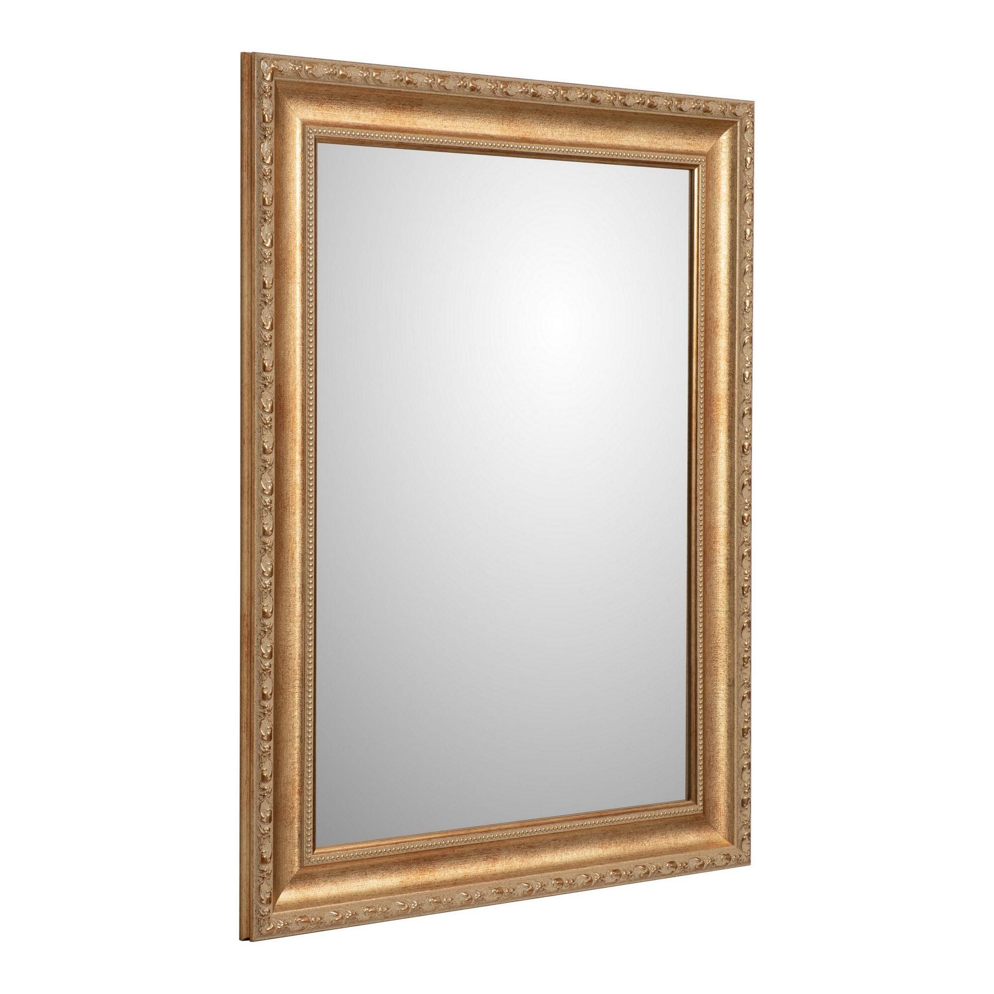 Oglinda decorativa Diva, 50 x 70 cm, rama plastic, auriu