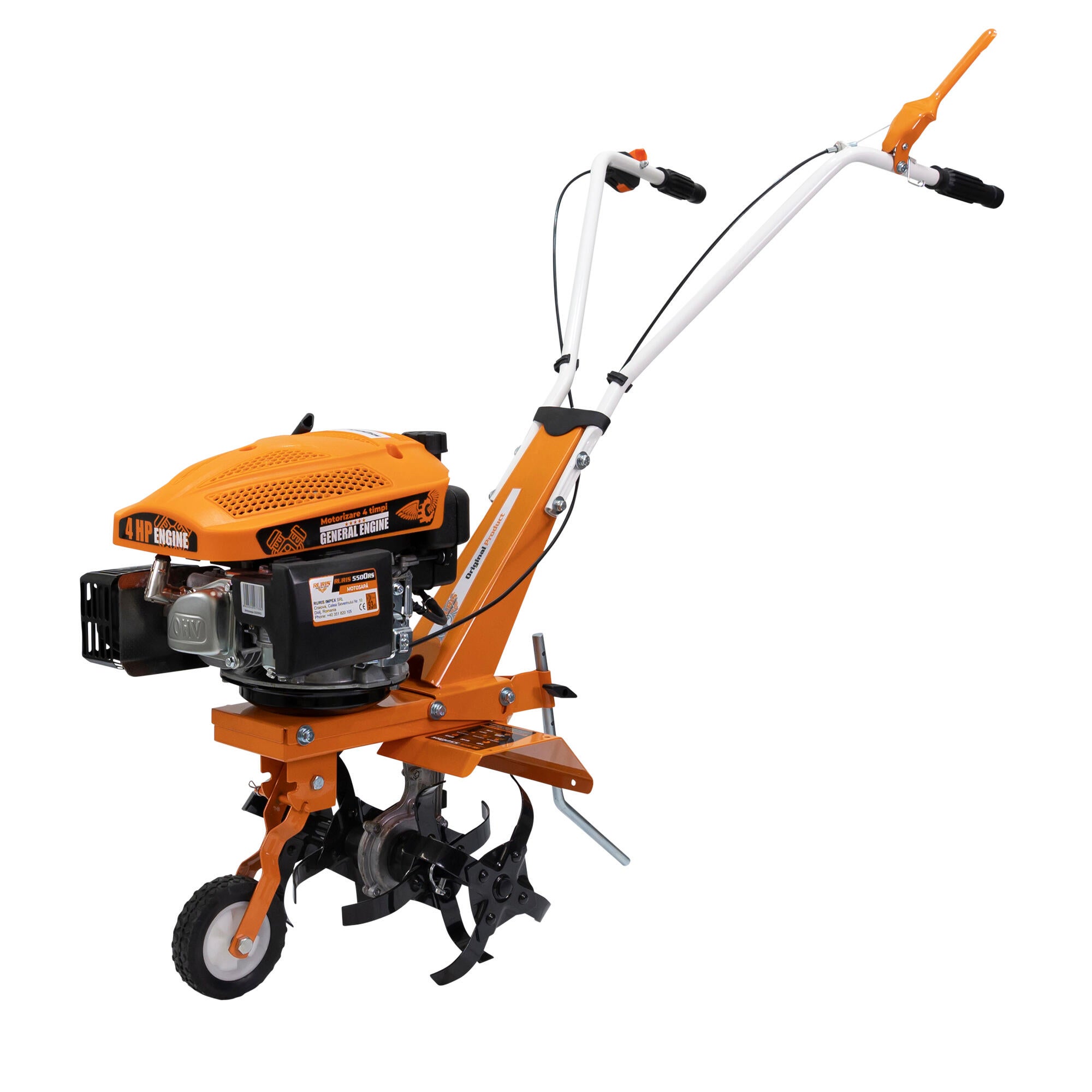 Motosapa pe benzina, Ruris 5500RS, 4 CP, latime 36cm