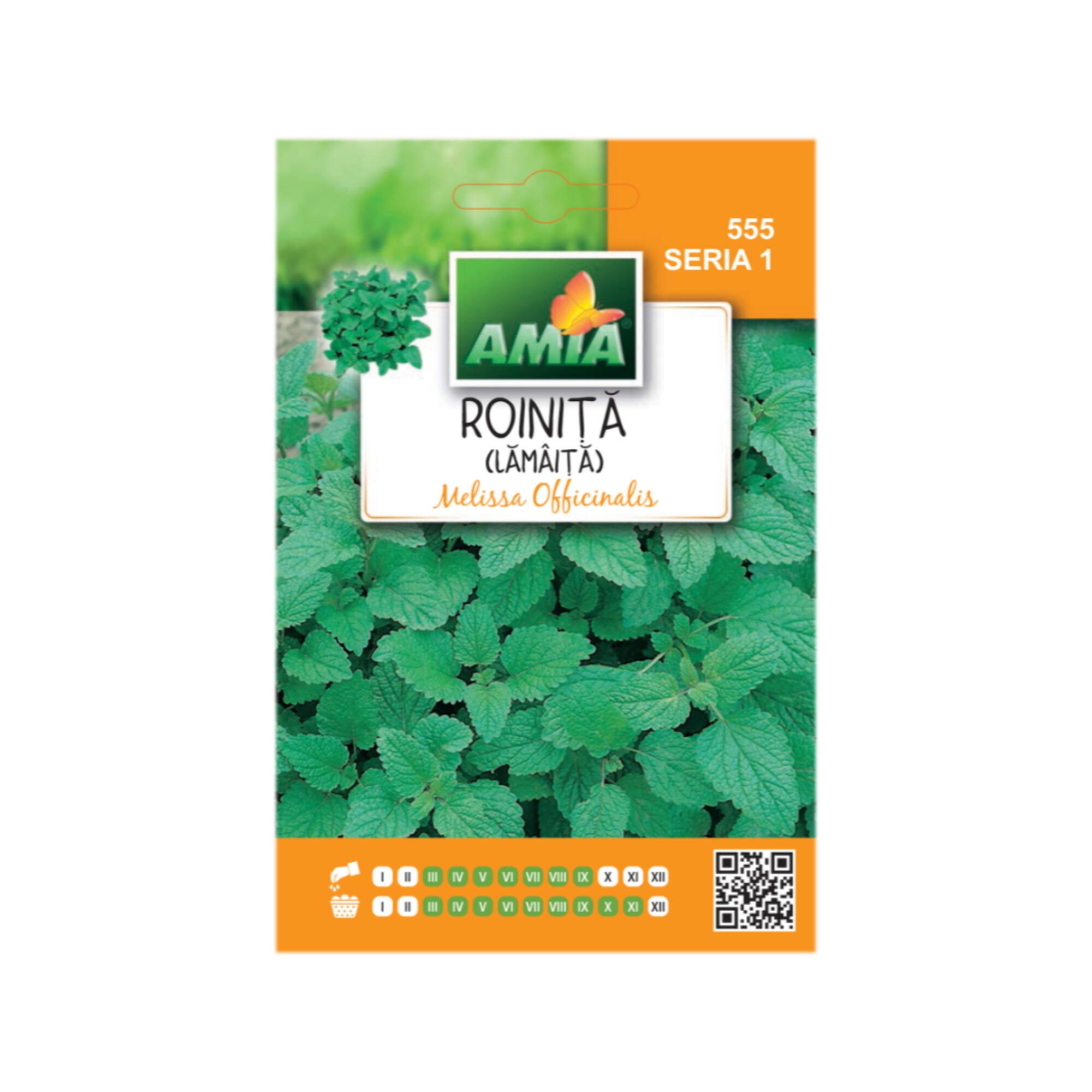 Seminte plante aromatice, roinita, Melissa Officinalis, Amia | Leroy Merlin
