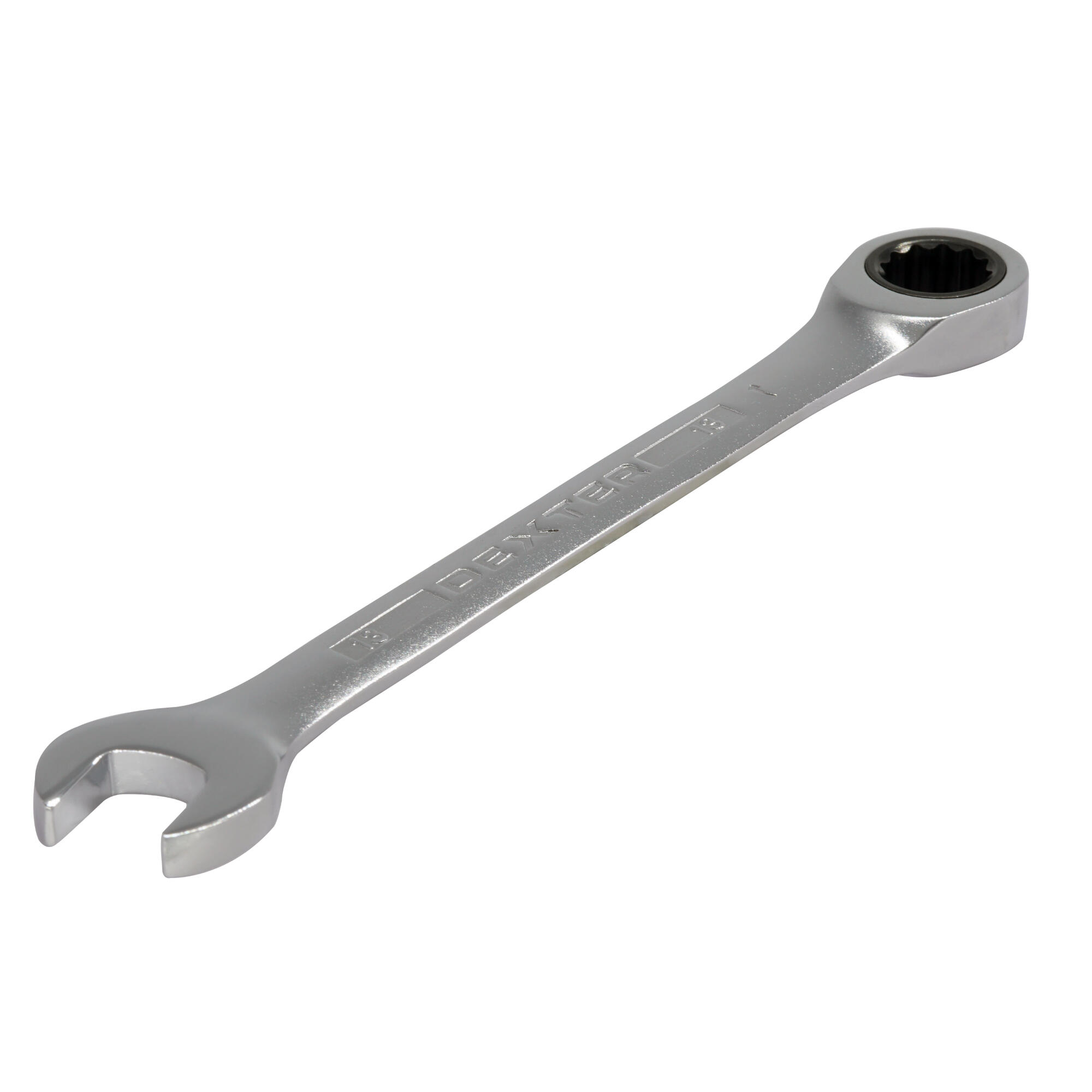 Cheie combinata cu clichet Dexter, 13 mm , crom-vanadiu | Leroy Merlin