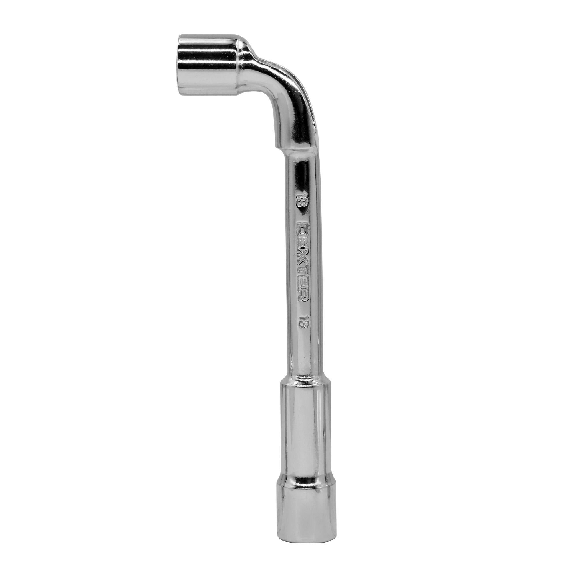 Cheie tubulara Dexter, cotita, 13 mm, otel crom-vanadiu | Leroy Merlin