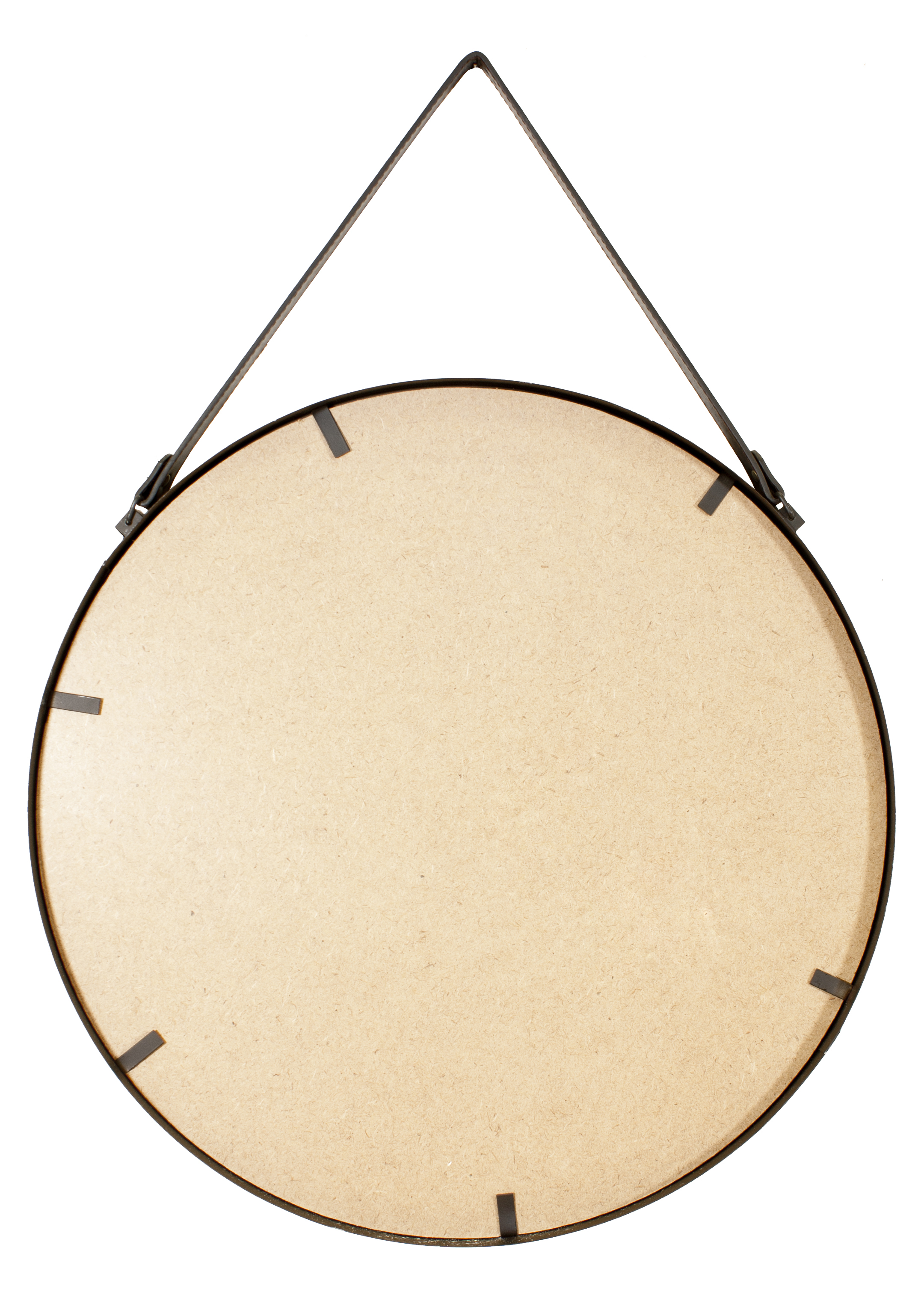 Lustro okrągłe Barbier na pasku czarne śr. 55 cm Inspire - 9