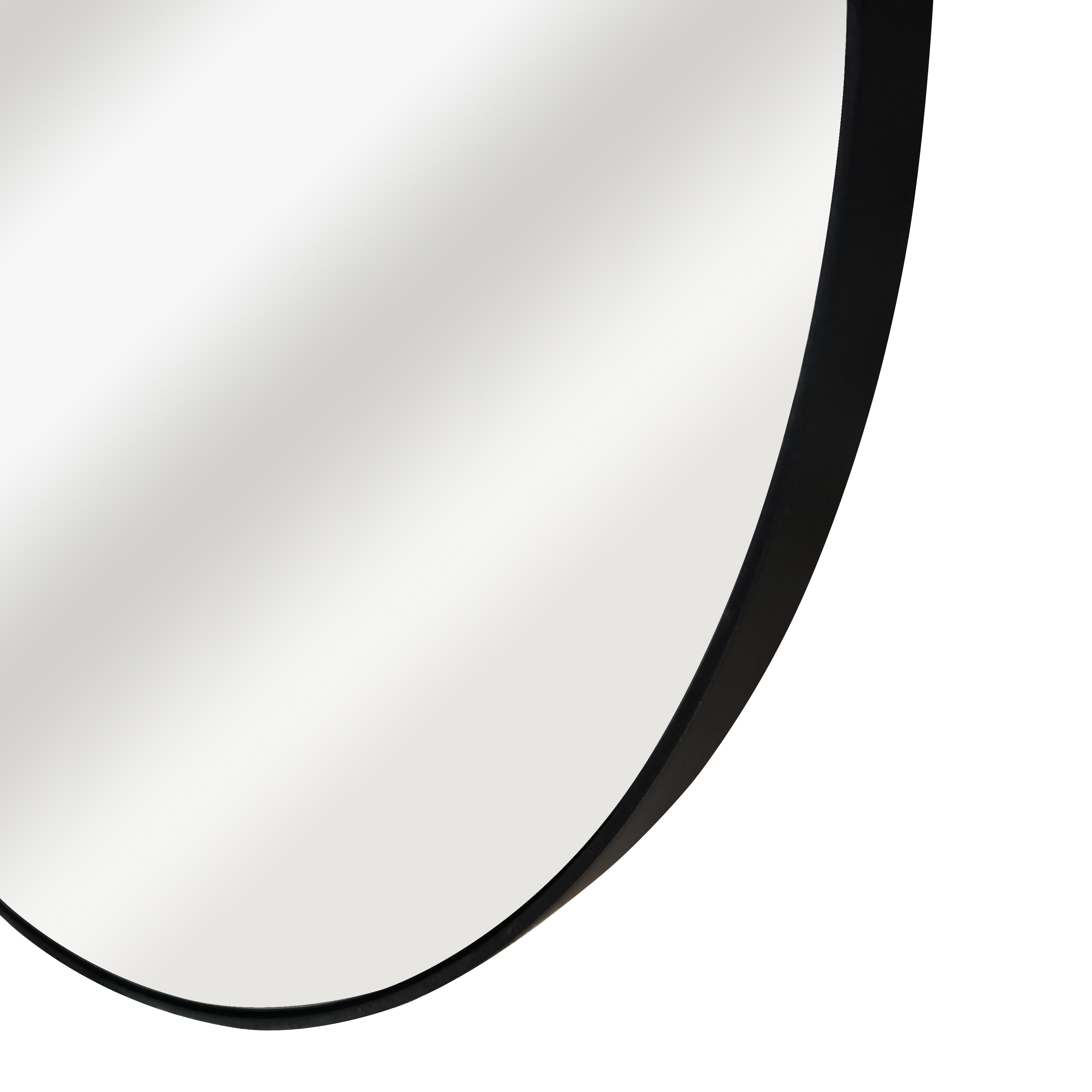 Espelho Oblong 40X140cm preto Inspire - 4