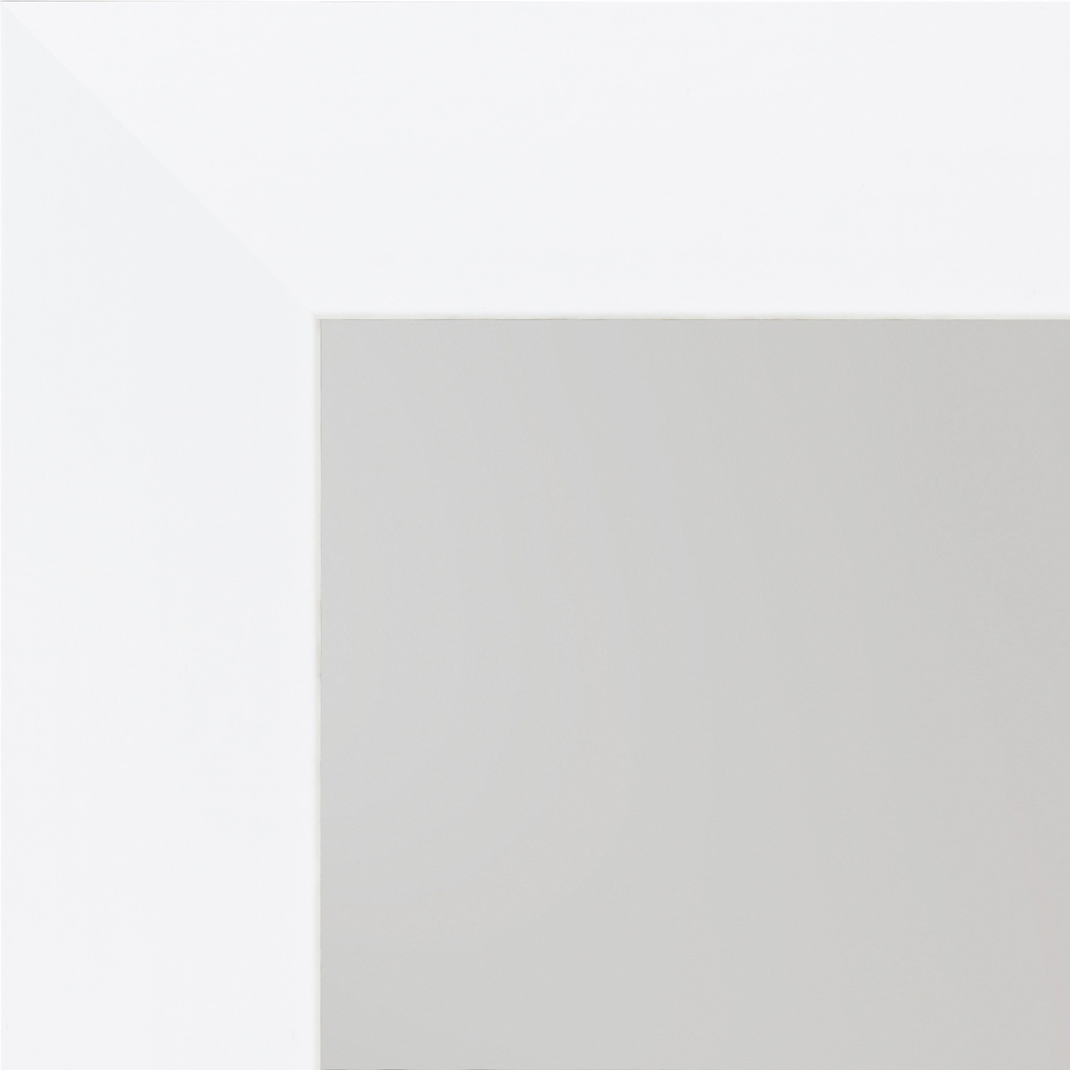 Miroir rectangulaire mdf blanc Pure INSPIRE, l.40 x H.160 cm - 4