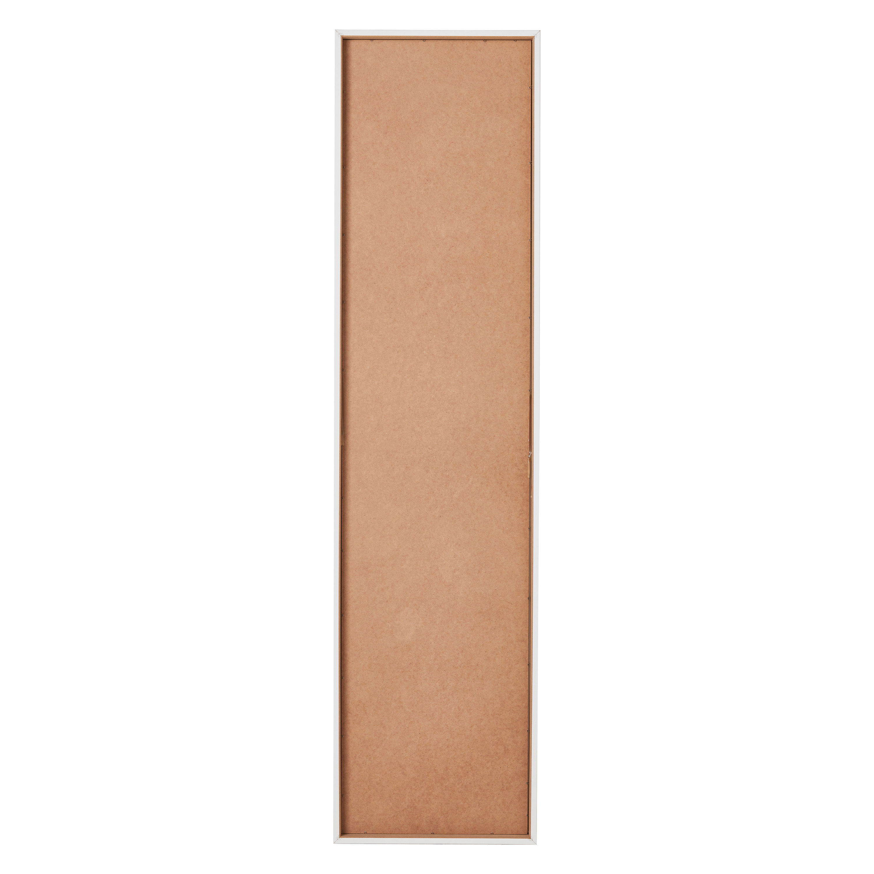Espejo enmarcado de pared rectangular Pure MDF blanco mate INSPIRE de 40 x 160 cm - 8