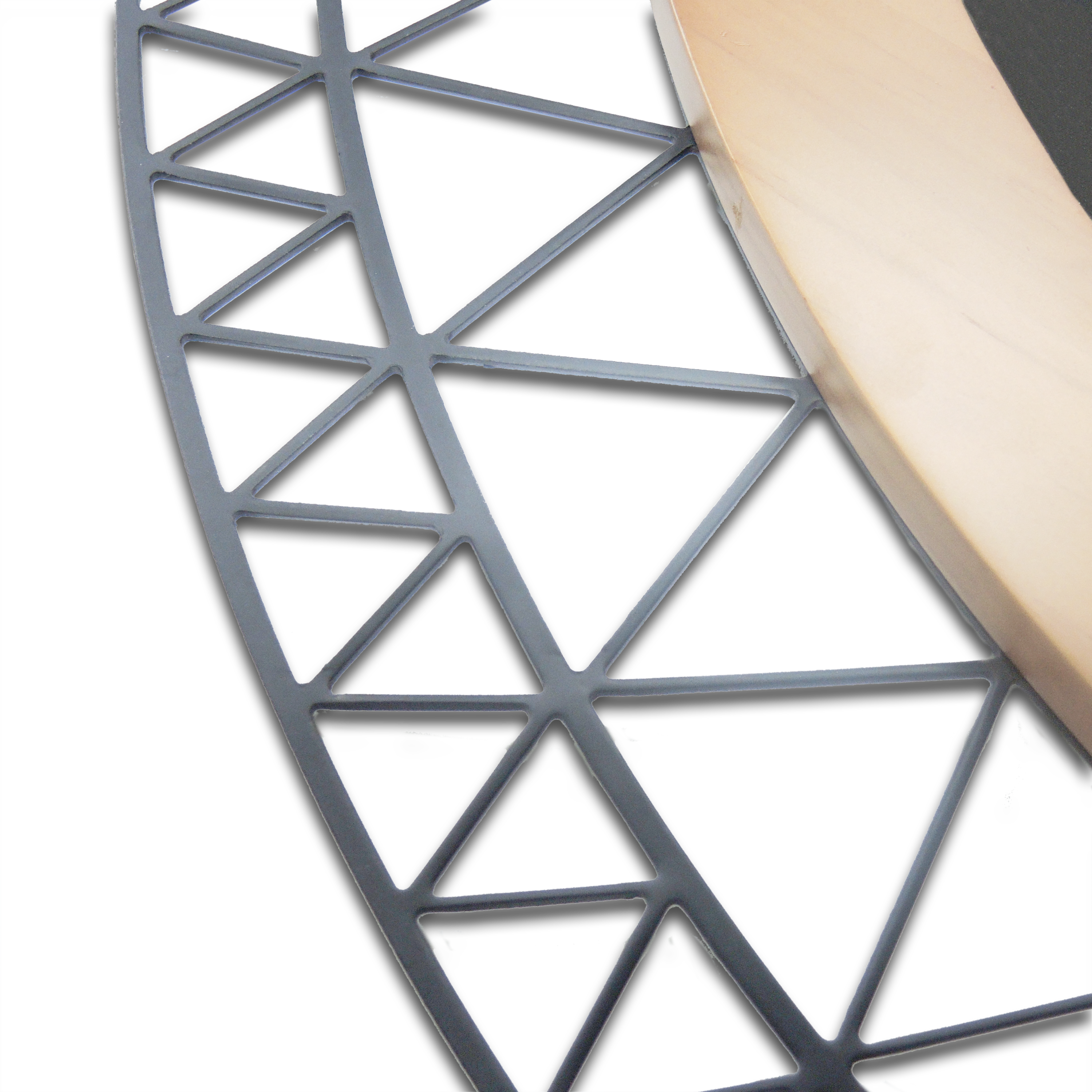 Specchio MANAM tondo in legno rovere Ø 80 cm INSPIRE - 17