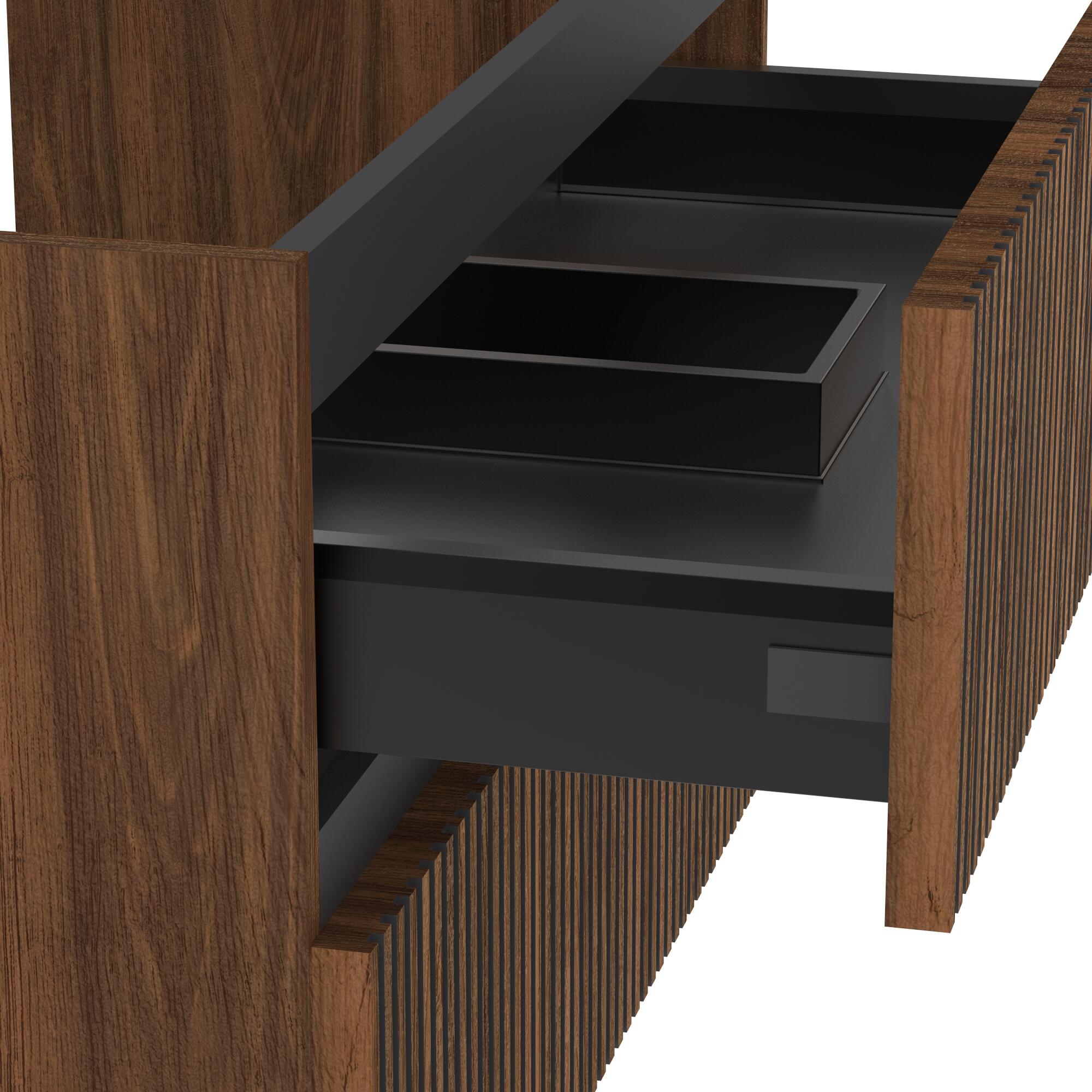 MUEBLE DE BAÑO NOVA GEO NOGAL 60X45CM ALISTONADO - 6