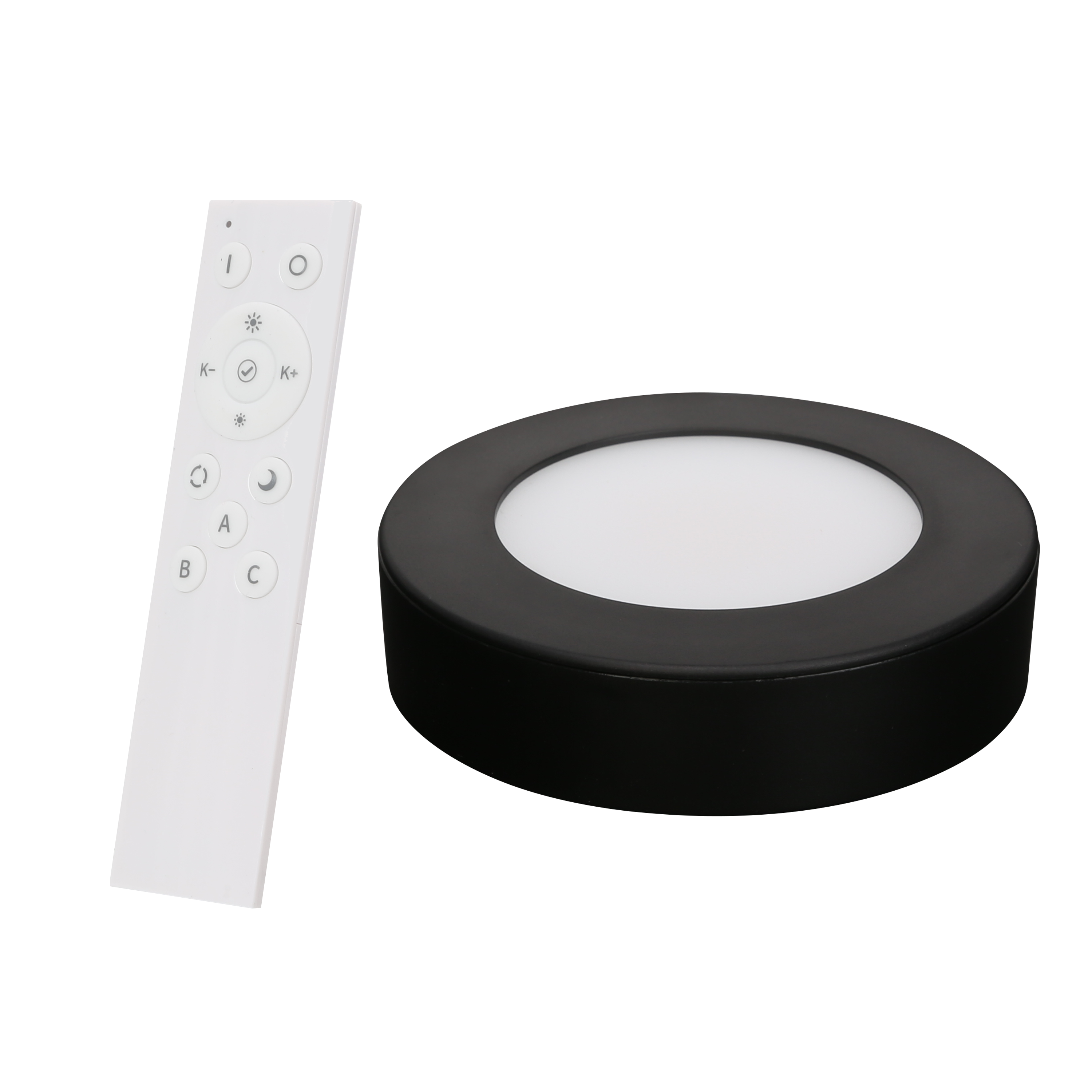 Spot Lakao LED et télécommande, blanc chaud /blanc froid, noir INSPIRE - 6
