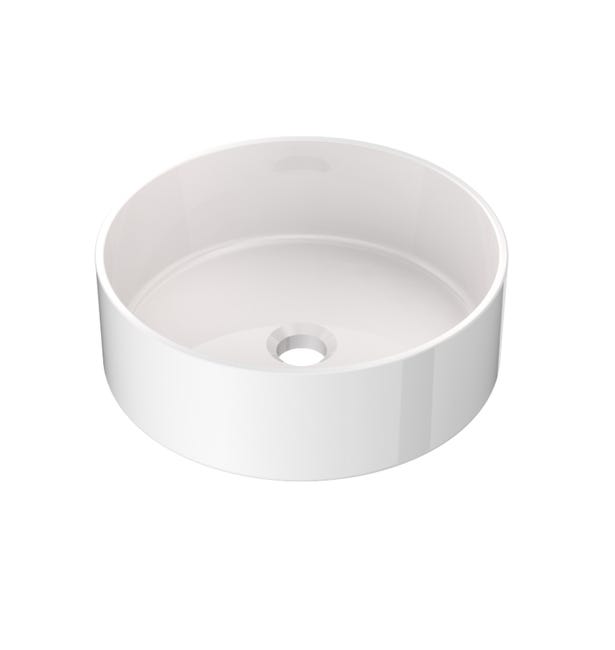 LAVABO SOBREPONER REDONDO 36CM BLANCO - 1
