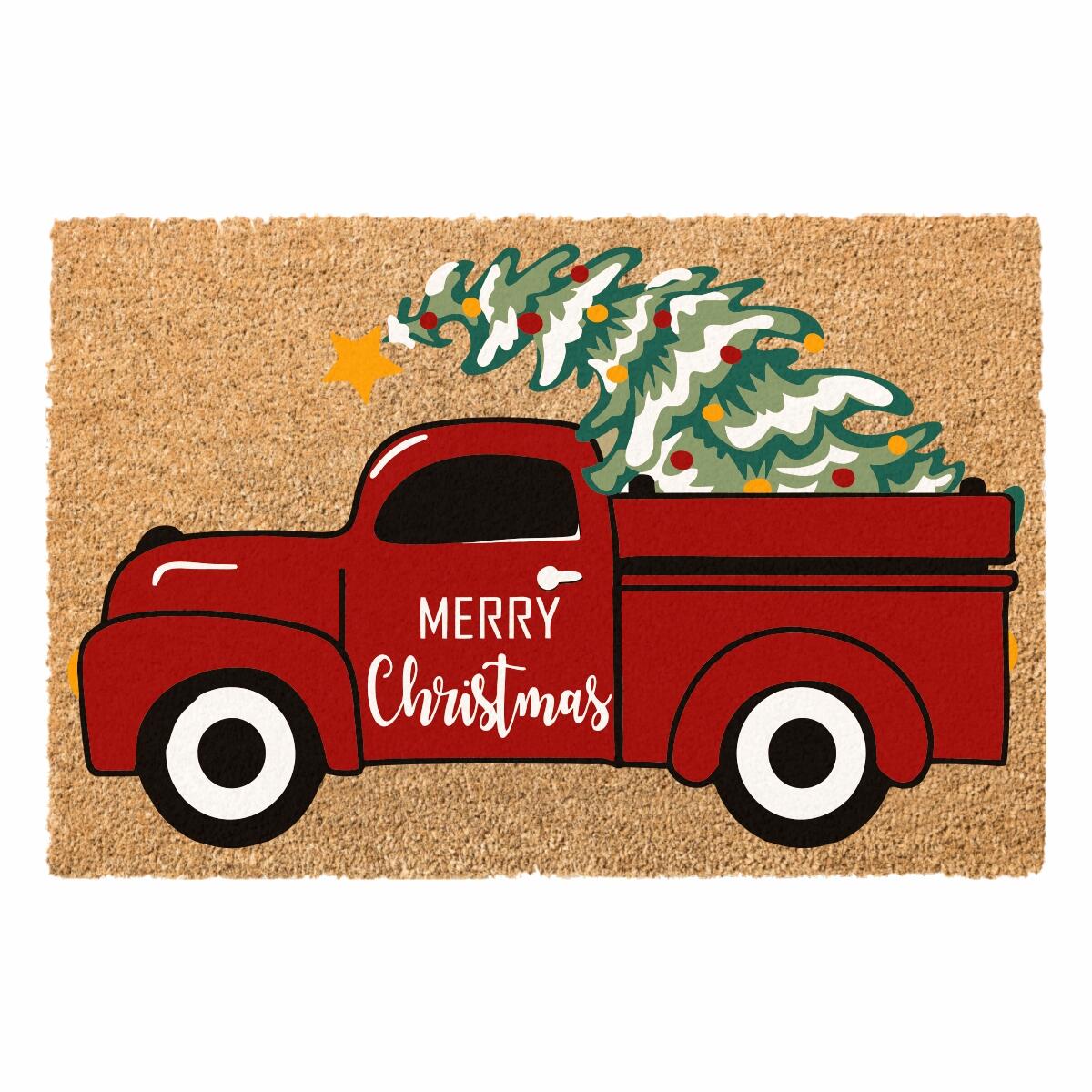 Zerbino ZERBINO IN COCCO STAMPATO in cocco multicolor rettangolare, L 60 x L 40 cm