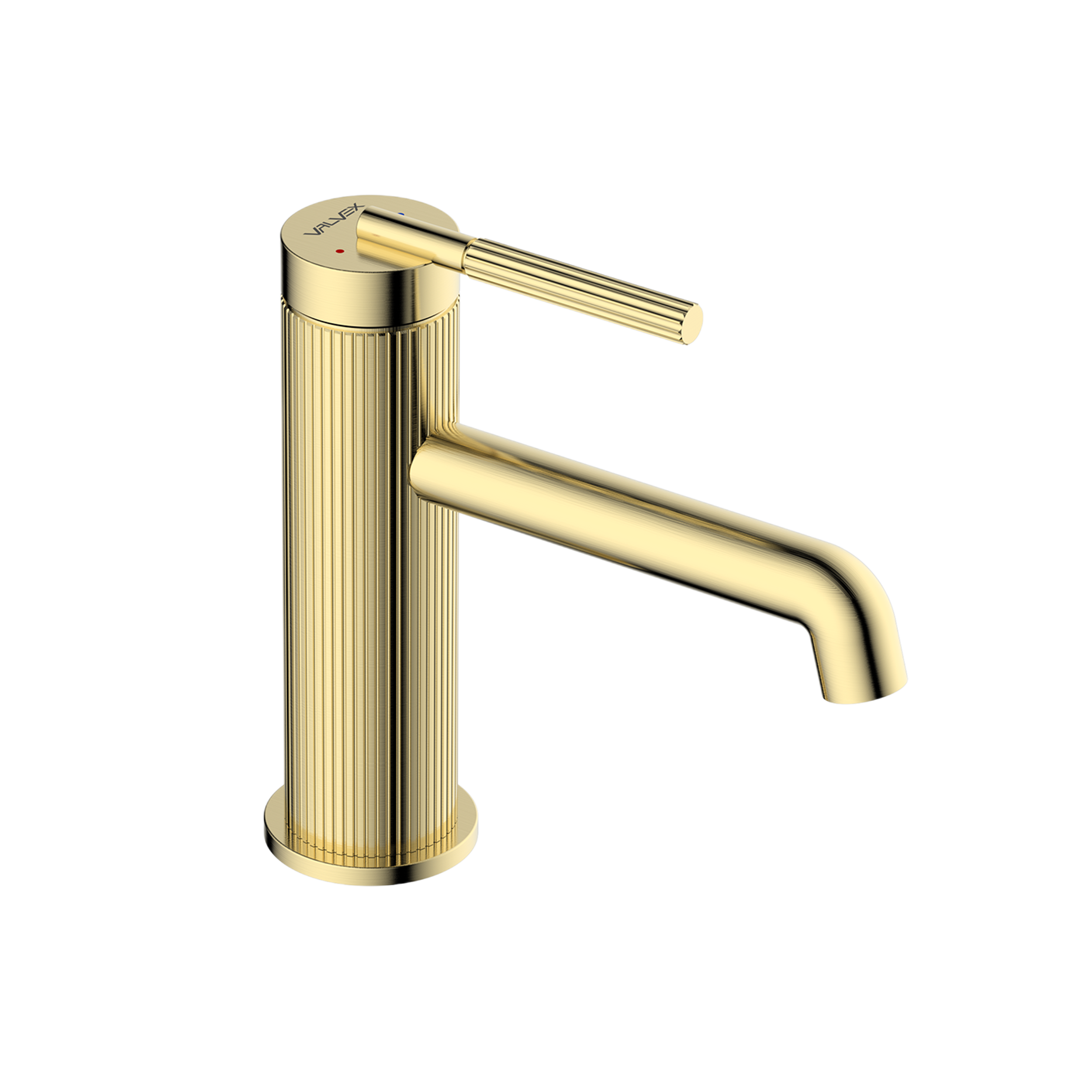 Bateria umywalkowa Elgreco 9 l/min złota szczotkowana Valvex