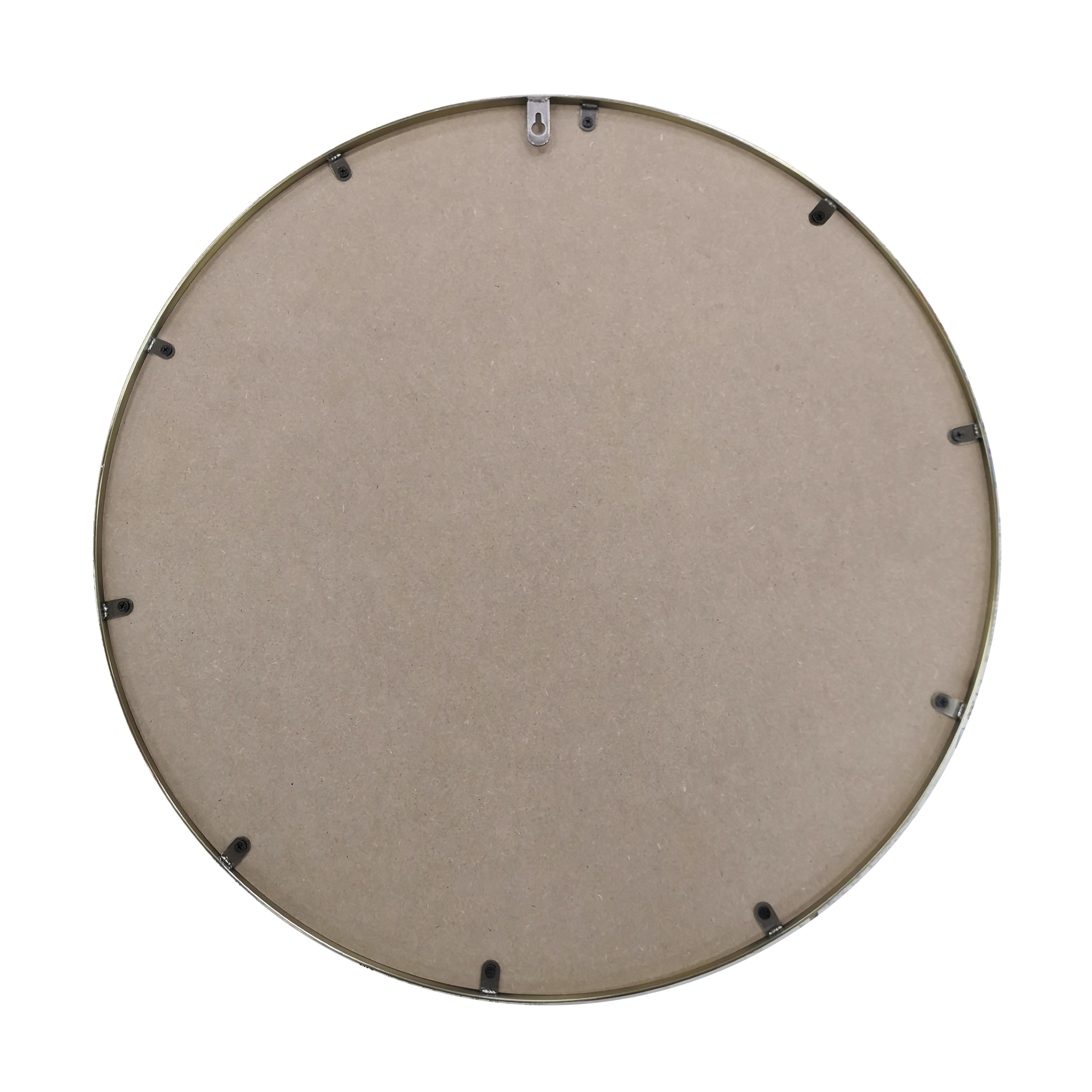 Specchio GLAM tondo in metallo dorato Ø 61 cm INSPIRE - 23