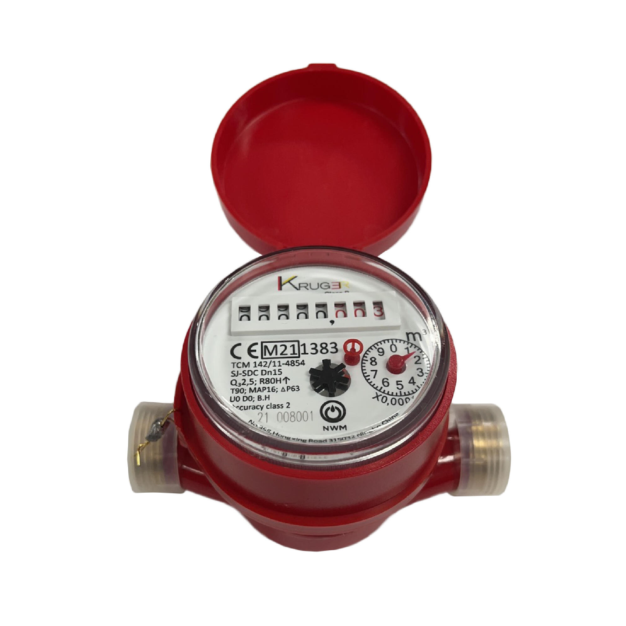 Apometru (Contor apa) Single Jet apa calda, Clasa B, 1/2