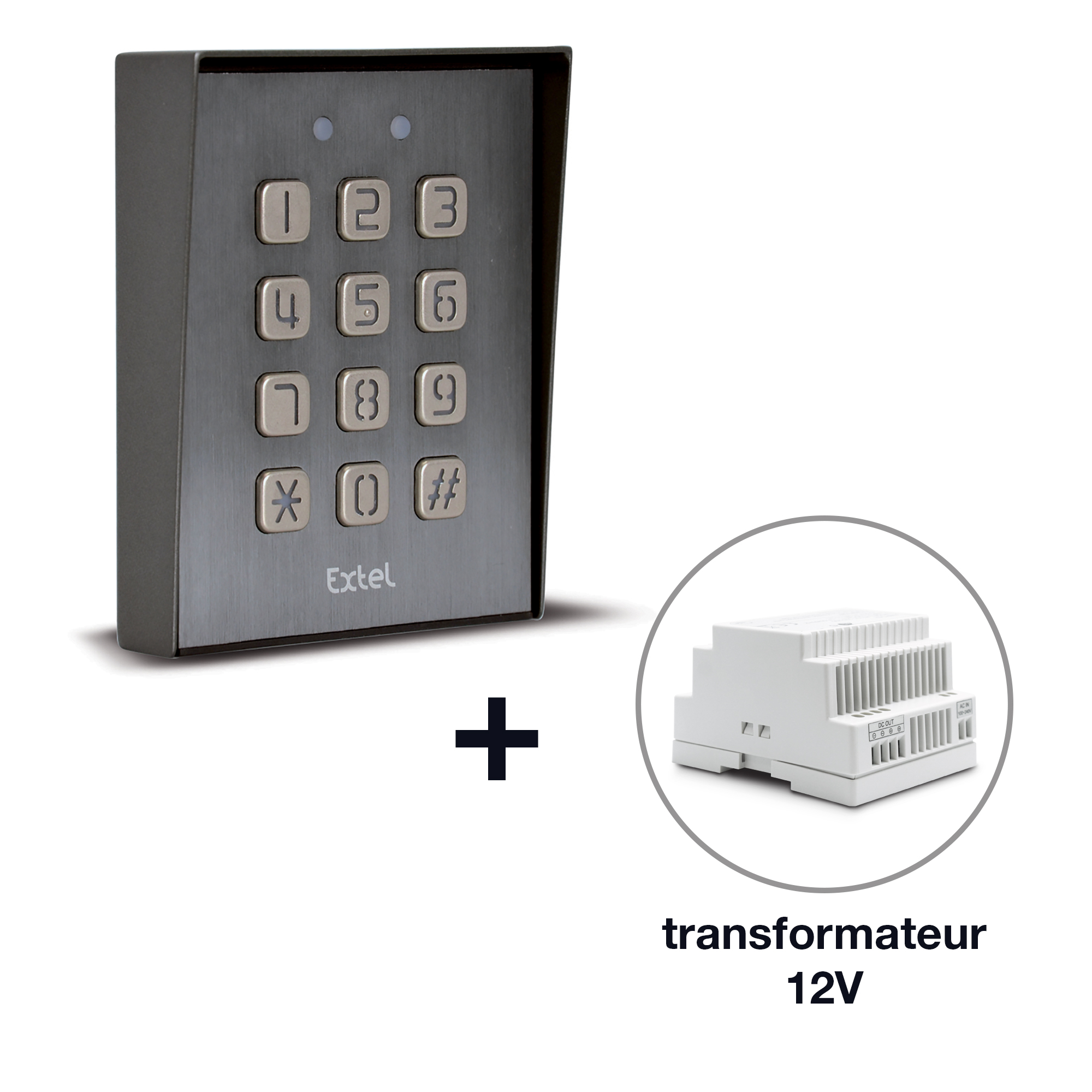 Clavier à code filaire EXTEL Klavy 3 - 6