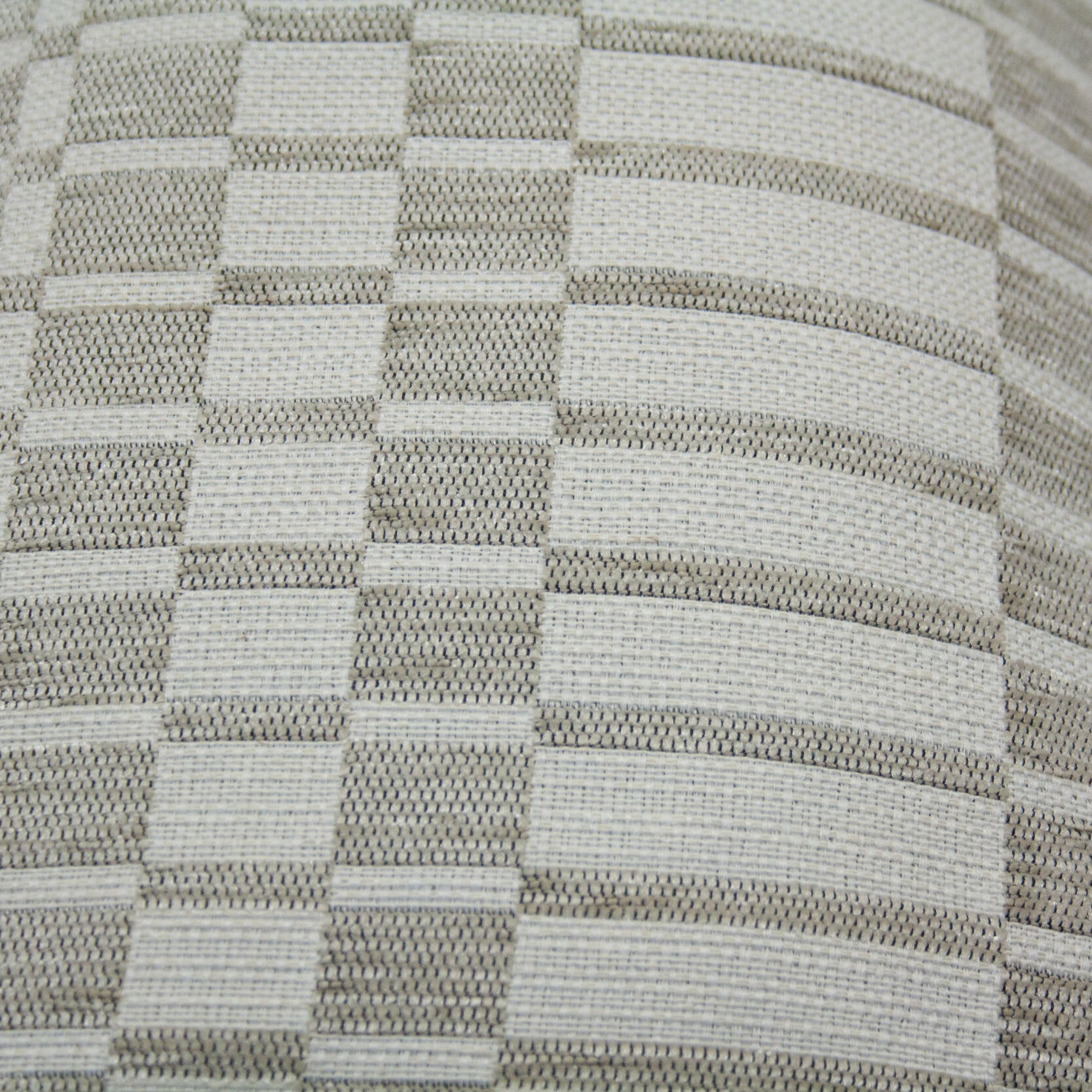 Cojín decorativo rectangular J1428 franela poliéster gris claro cuadros doble cara 30x50cm - 4