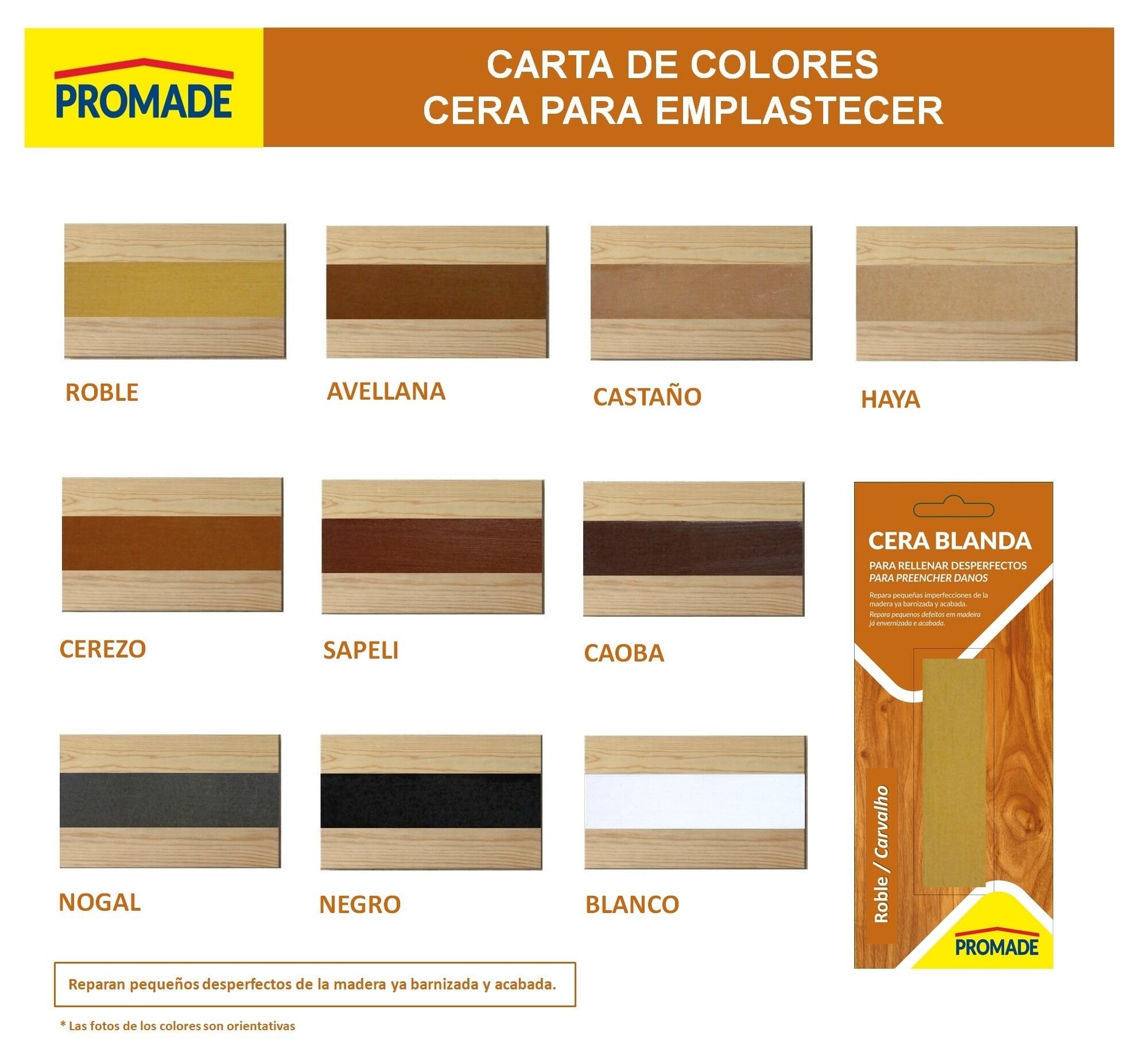 Cera para emplastecer PROMADE roble 30 gr - 5