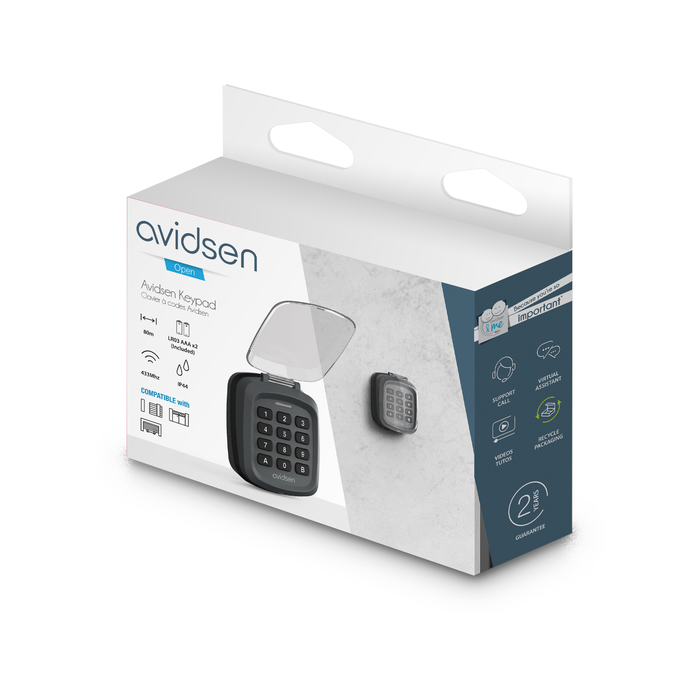 Clavier à codes sans fil, Avidsen