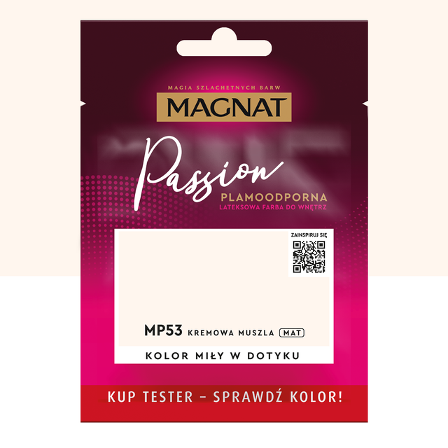 Tester farby Magnat Passion Kremowa Muszla 30 ml