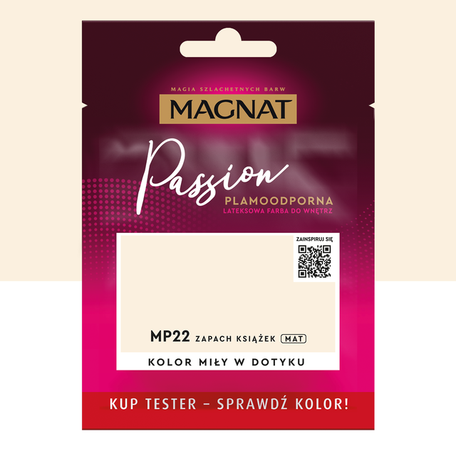 Tester farby Magnat Passion Zapach książek 30 ml