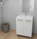 MUEBLE DE BAÑO ECO BLANCO 80X45CM 2 PUERTAS - 2