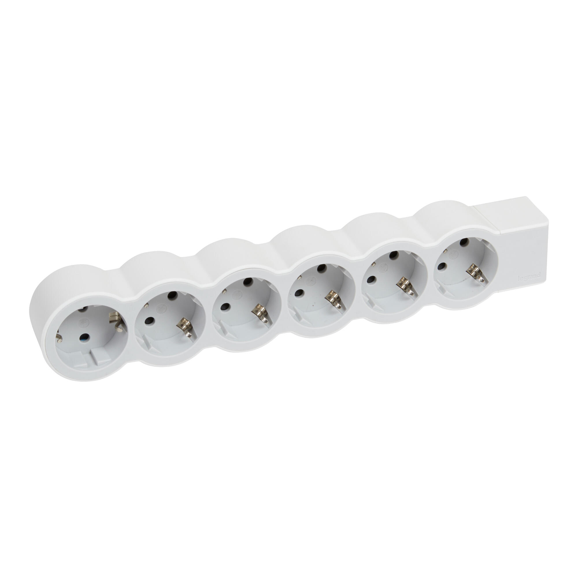 Multipriza 6 prize, alb-gri | Leroy Merlin