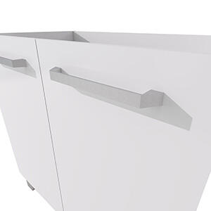 MUEBLE DE BAÑO ECO BLANCO 80X45CM 2 PUERTAS - 6