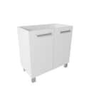 MUEBLE DE BAÑO ECO BLANCO 80X45CM 2 PUERTAS - 3