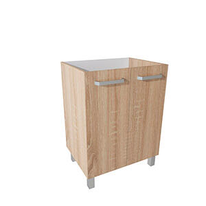 MUEBLE DE BAÑO ECO ROBLE 70X45CM 2 PUERTAS - 3