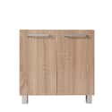 MUEBLE DE BAÑO ECO ROBLE 80X45CM 2 PUERTAS - 5
