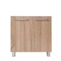 MUEBLE DE BAÑO ECO ROBLE 80X45CM 2 PUERTAS - 5