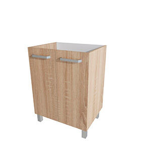 MUEBLE DE BAÑO ECO ROBLE 70X45CM 2 PUERTAS - 4