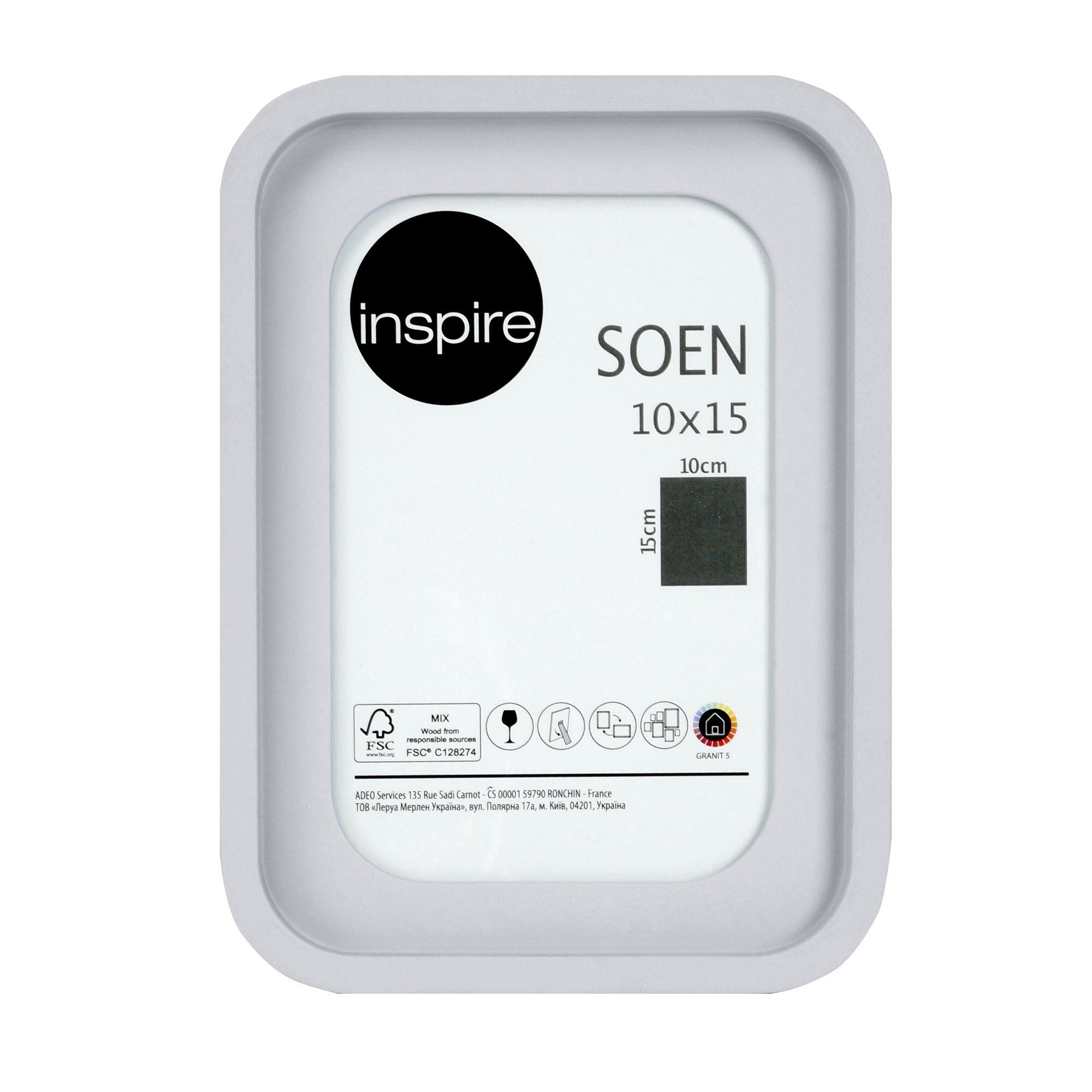 Rama foto Inspire Soen Granit 5, 10 x 15 cm, MDF, gri
