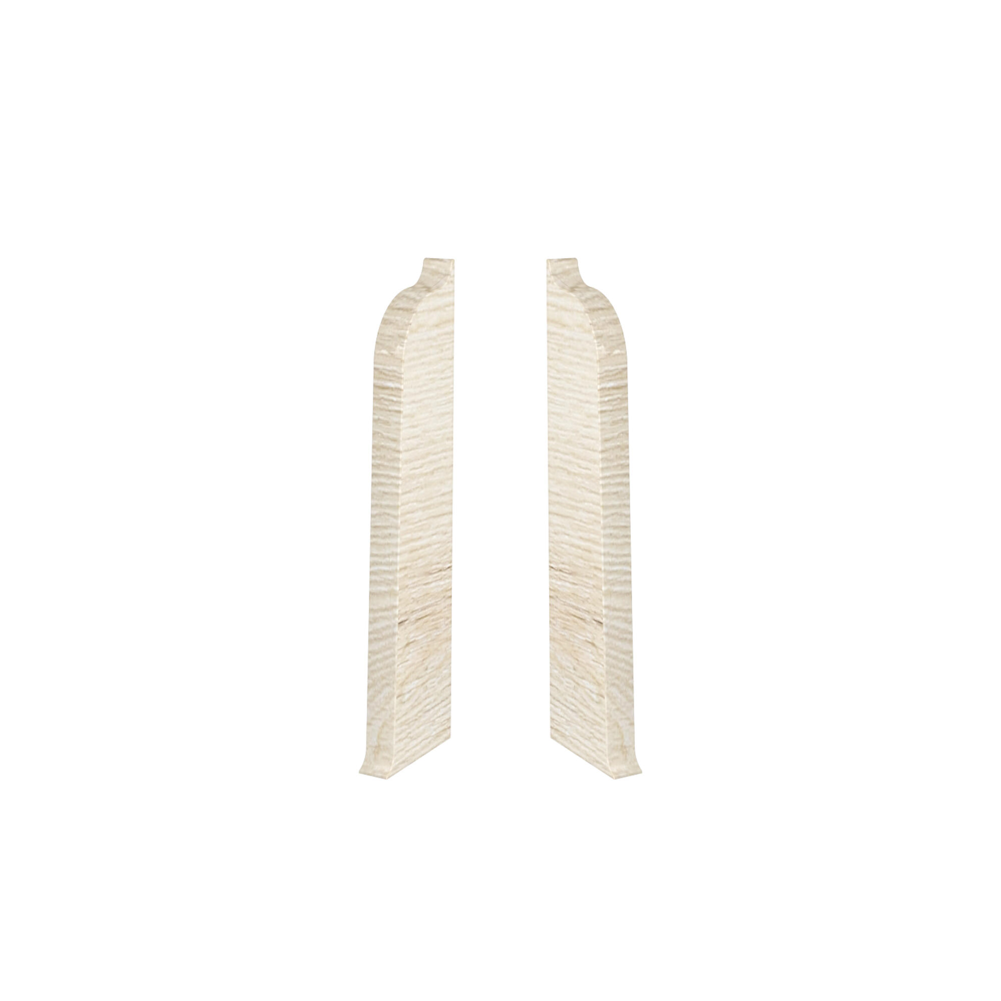 Terminatii pentru plinta PVC, Vigo, 60 mm, 60.102, stejar Scandinav, 2 buc/pachet