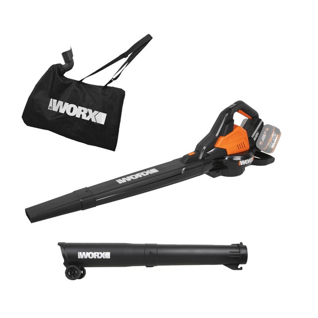 Aspirateur / Souffleur / Broyeur 2*20V WORX - WG583E.9 (Sans batterie)