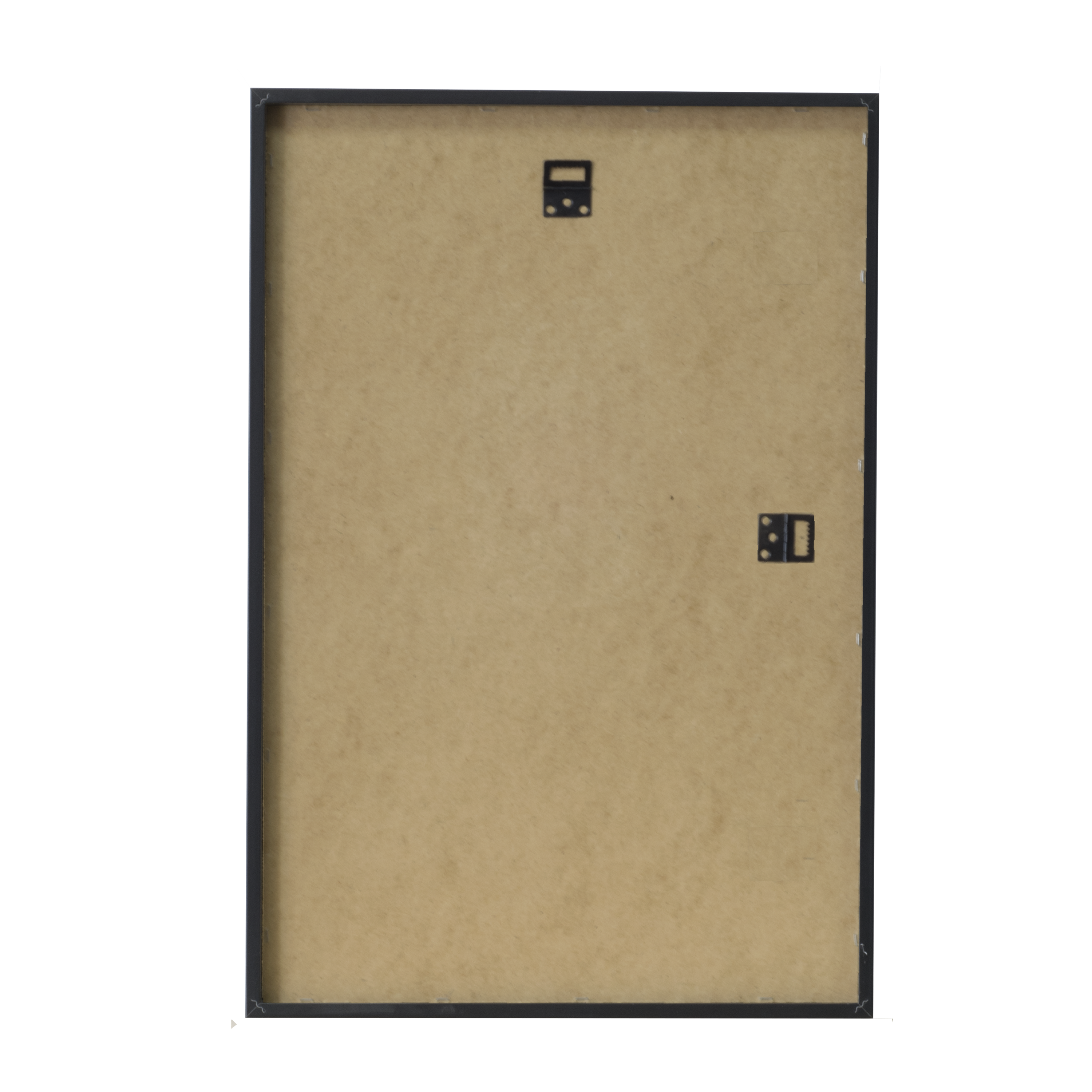 Espejo enmarcado de pared rectangular Milo MDF negro mate INSPIRE de 42.4 x 62.4 cm - 6