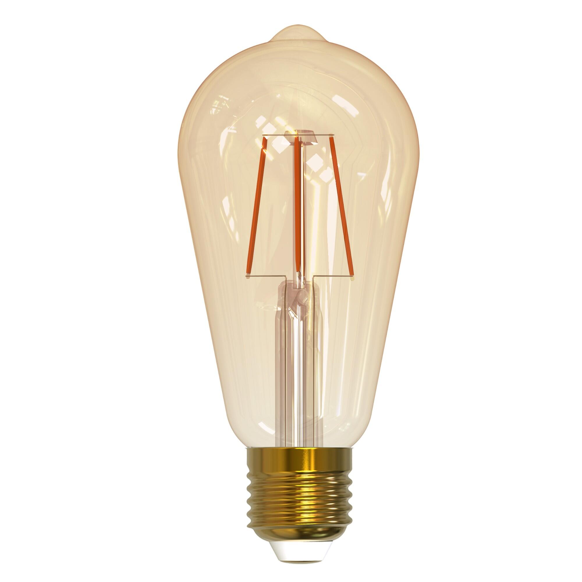 Bec LED smart, Polux, E27, alb cald, 1800-2700K, 5.5 W, 470 lm, tip ...