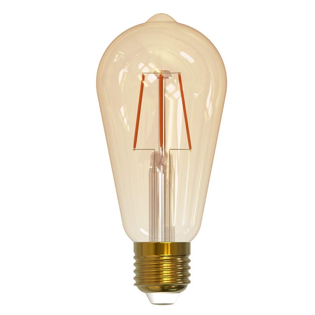 Bec Led Edison Bec LED smart, Polux, E27, alb cald, 1800-2700K, 5.5 W, 470 lm, tip ...