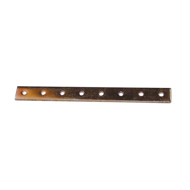 Piastra dritta STANDERS in acciaio zincato bronzo L 200 x H 20 X Sp 4 mm 20 pezzi