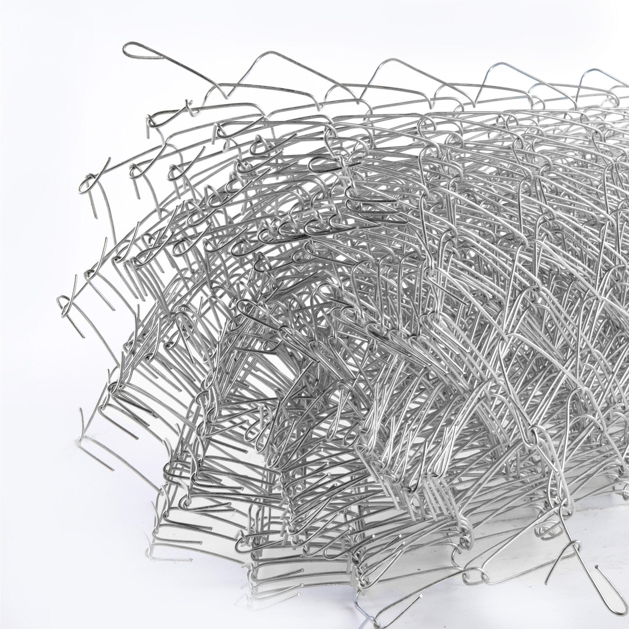 Plasa impletita zincata, grosime 1.6 mm, h 170 cm, L 1000 cm, gri