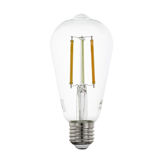 Bec Led Edison Bec LED smart, Eglo Connect, E27, dimabil, 6 W, 806 lm, tip Edison ...
