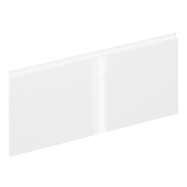 Frente de cajón de cocina Tokyo blanco brillo H 38.4 x L 90 cm