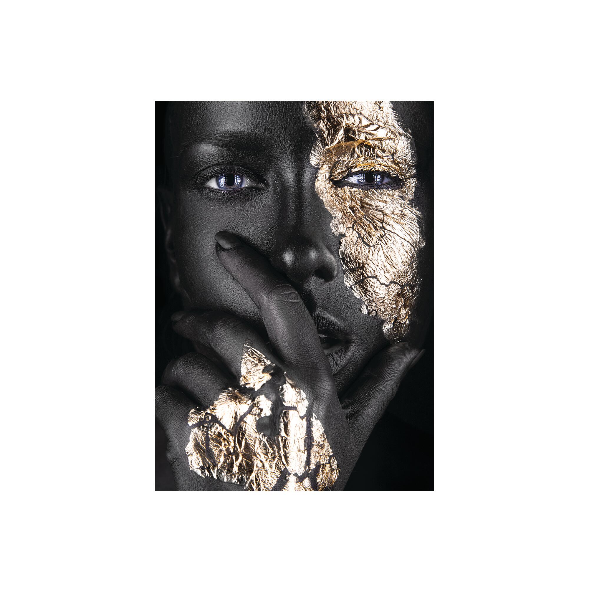 Tablou canvas Black & gold I, 50 x 70 cm