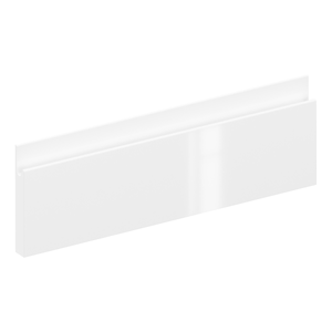 Façade de tiroir de cuisine Tokyo blanc brillant H.12.5 x l.39.7 cm
