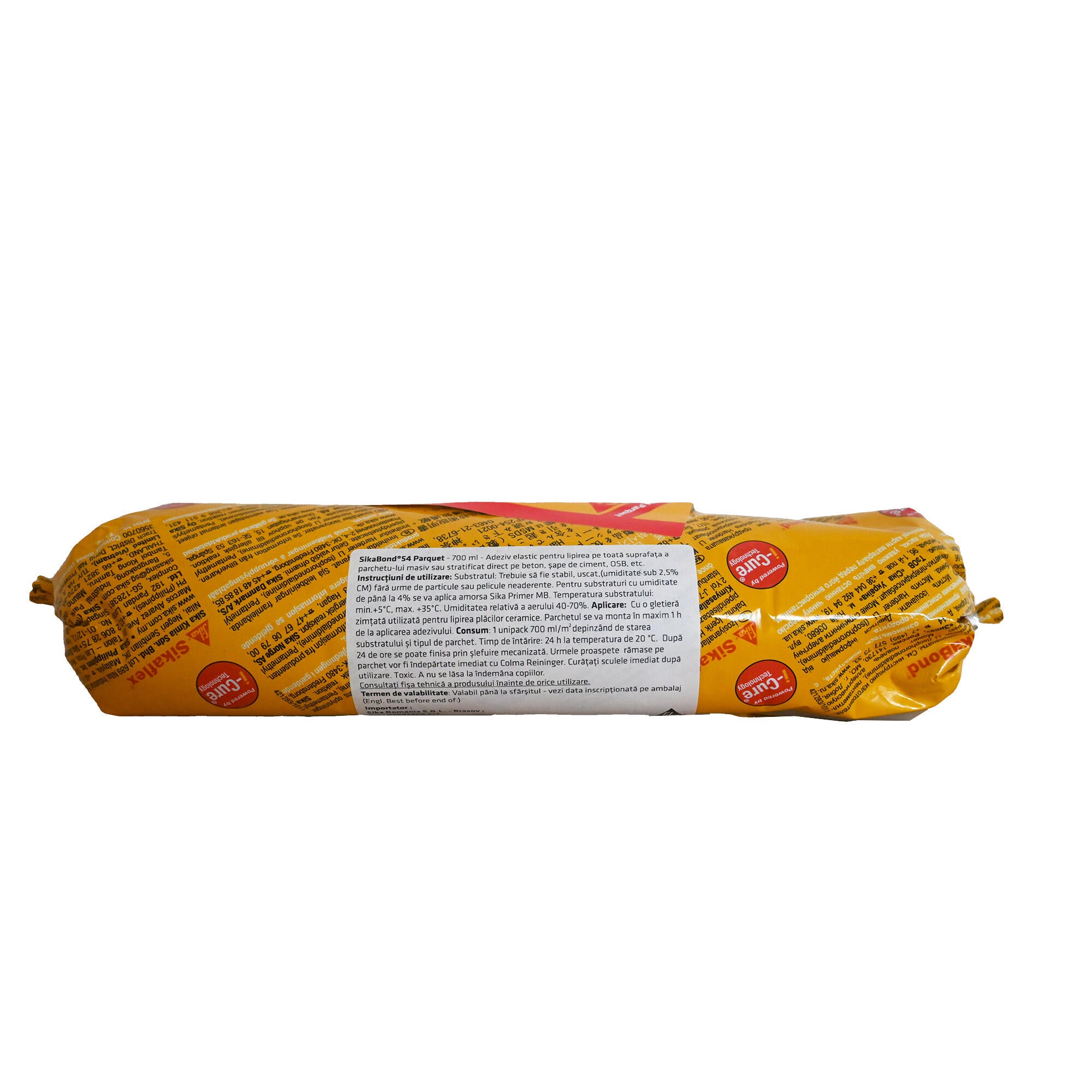 Adeziv parchet Sikabond 54, de constructii, 700 ml, maro