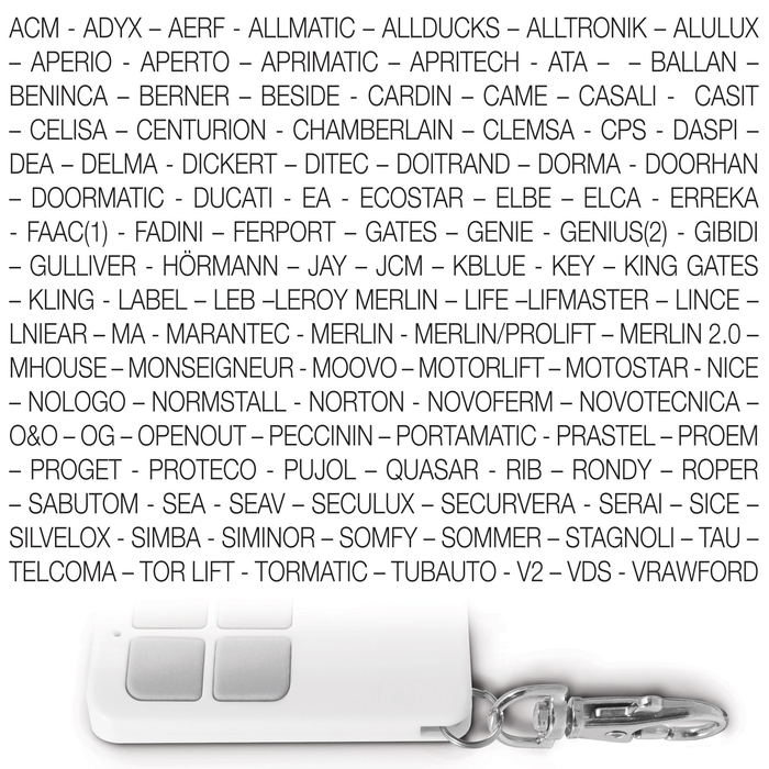 Télécommande universelle 4 boutons, Avidsen