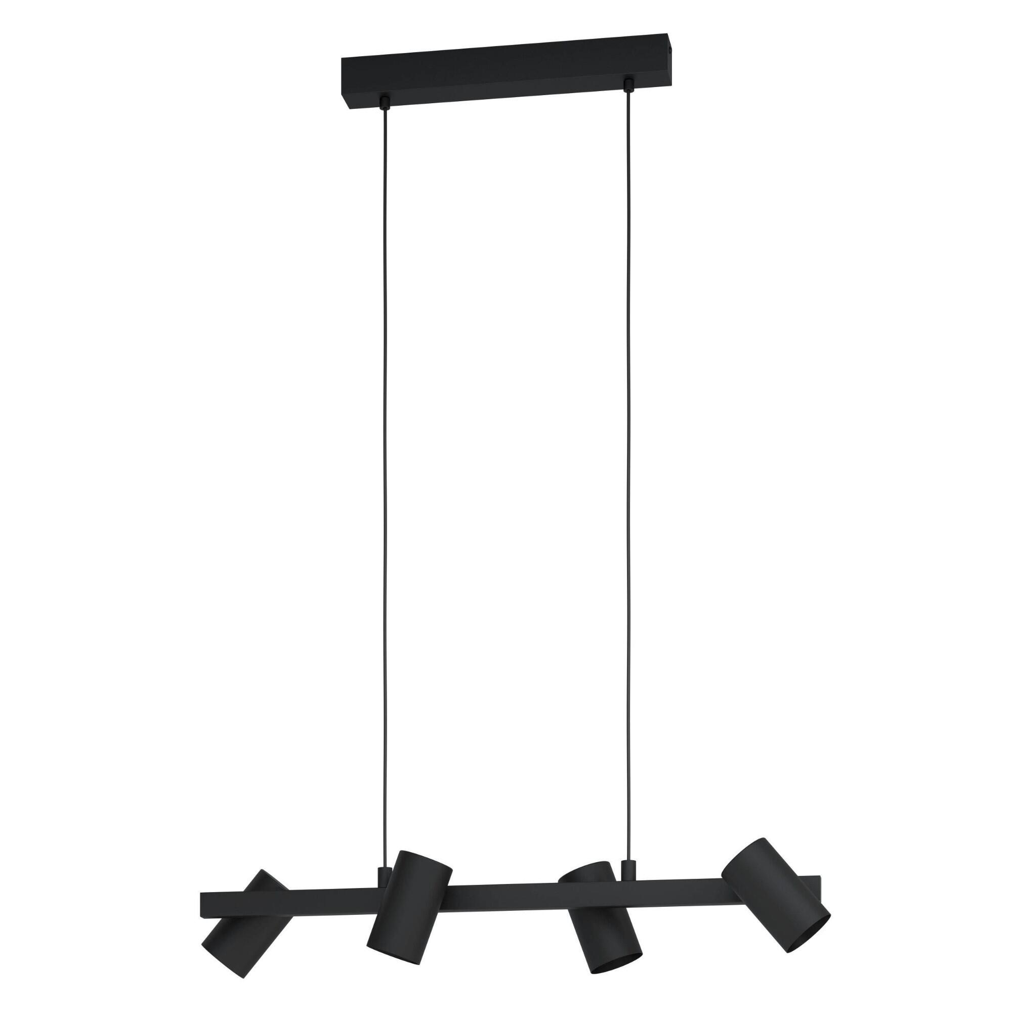 Pendul Gatuela, 4 x E14, 25W, negru