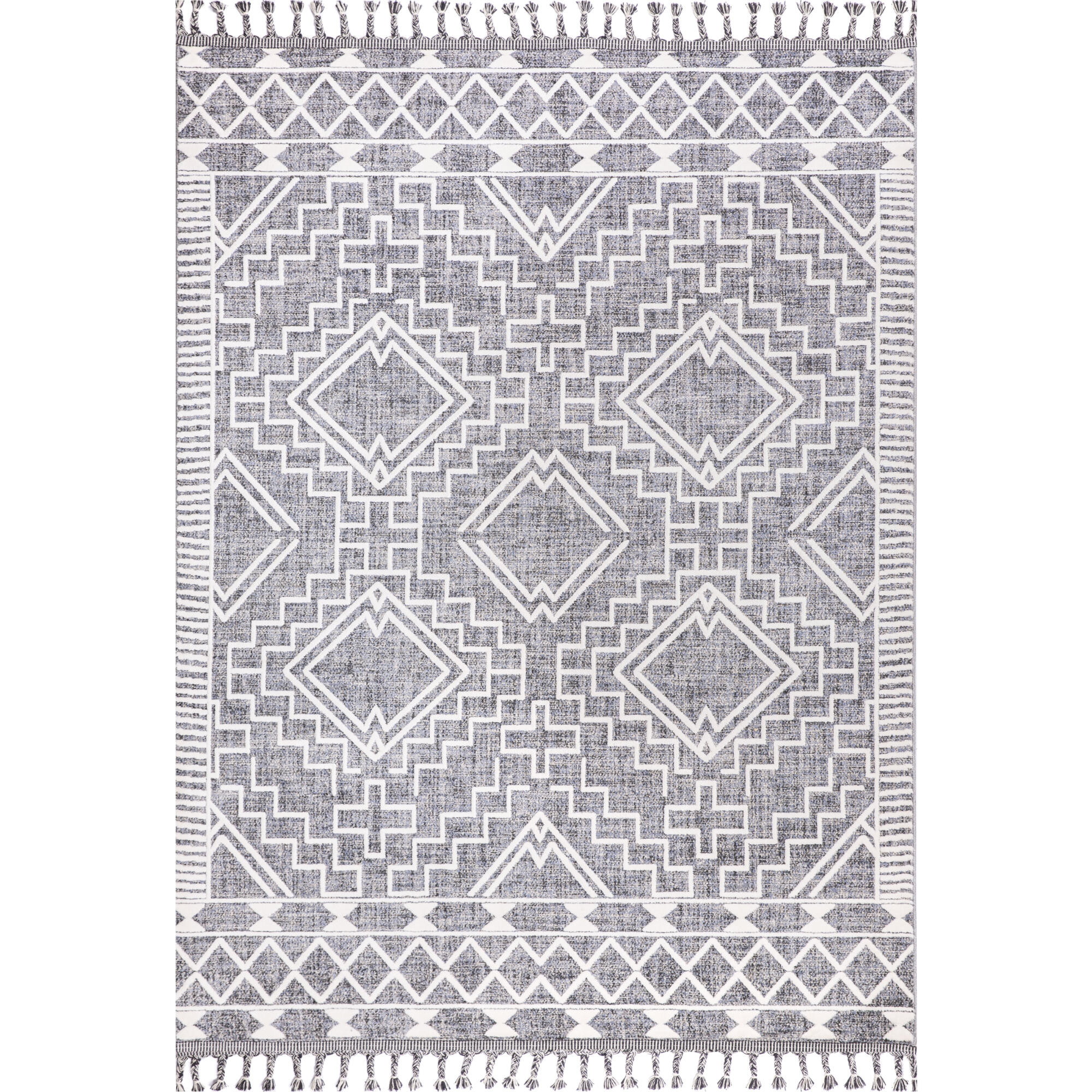 Covor Scandi, poliester, 78 x 150 cm, gri
