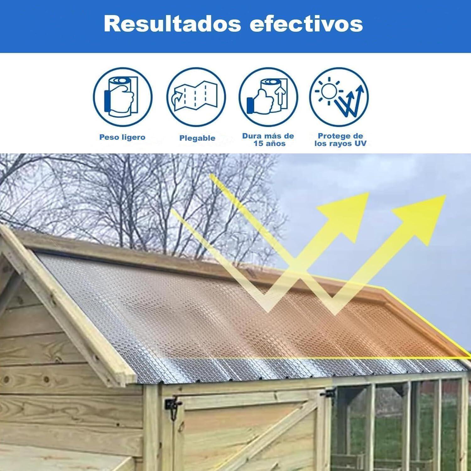 1 ud de Aislamiento multicapa B0F4KMFF5C OPTIMER de Polipropileno 10x0.6m Espesor 3mm R = 1.43 - 8